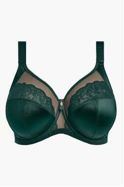 Elomi Cate Full Figure Underwire Lace Cup Bra Deep Emerald 44G